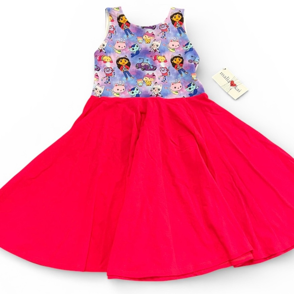 Malia + Kai Gabby’s Dollhouse Twirl Dress 
size 7 girls new